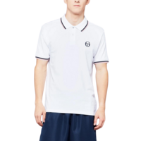 Sergio Tacchini Mens Reed 020 Polo - White/Vintage Red