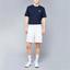 Sergio Tacchini Mens Rob Shorts - White/Navy - thumbnail image 1