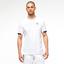 Sergio Tacchini Mens Young Line Pro Tennis T-Shirt - White/Navy - thumbnail image 1