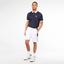 Sergio Tacchini Mens Young Line Pro Tennis Shorts - White/Navy - thumbnail image 2