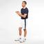 Sergio Tacchini Mens Young Line Pro Tennis Shorts - White/Navy - thumbnail image 4