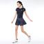 Sergio Tacchini Womens Game Tennis Skort - Sky/Blanc - thumbnail image 3