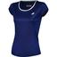 Babolat Girls Core Flag Club Tee - Estate Blue - thumbnail image 2