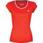 Babolat Girls Core Flag Club Tee - Fiery Red - thumbnail image 1