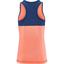 Babolat Girls Play Tank Top - Orange/Dark Blue - thumbnail image 3