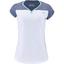 Babolat Girls Play Cap Sleeve Tee - White/Blue Heather - thumbnail image 1