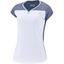 Babolat Girls Play Cap Sleeve Tee - White/Blue Heather - thumbnail image 2