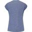 Babolat Girls Play Cap Sleeve Tee - White/Blue Heather - thumbnail image 3