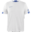 Babolat Mens Play Crew Neck Tee - White/Blue - thumbnail image 1
