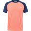 Babolat Mens Play Crew Neck Tee - Navy/Orange - thumbnail image 1