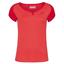 Babolat Womens Play Cap Sleeve Top - Tomato Red - thumbnail image 1