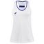 Babolat Womens Tank Top Play- White/Blue - thumbnail image 1
