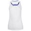Babolat Womens Tank Top Play- White/Blue - thumbnail image 2