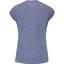 Babolat Womens Play Cap Sleeve Tee - Blue Marl/Pink - thumbnail image 3