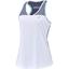 Babolat Womens Play Tank - White/Heather Blue - thumbnail image 2