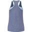 Babolat Womens Play Tank - White/Heather Blue - thumbnail image 3