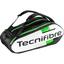 Tecnifibre Squash Green 12 Racket Bag - Black/White - thumbnail image 1