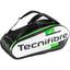 Tecnifibre Squash Green 9 Racket Bag - Black/White - thumbnail image 1