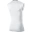 Nike Pro Combat Core Sleeveless Shirt - White/Cool Grey - thumbnail image 2
