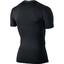 Nike Pro 2.0 Combat Core Short Sleeve Shirt - Black/Cool Grey - thumbnail image 2