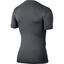 Nike Pro 2.0 Combat Core Short Sleeve Shirt - Carbon/Black - thumbnail image 2