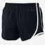 Nike Girls 3.5" Tempo Running Shorts - Black/White - thumbnail image 2