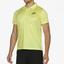 Bullpadel Mens Correio Polo T-Shirt - Neon Lemon Yellow - thumbnail image 1