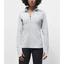 Nike Womens Element 1/2 Zip L.S. Running Shirt - White/Reflective Silver - thumbnail image 3