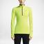 Nike Womens Element 1/2 Zip L.S. Running Shirt - Volt/Black - thumbnail image 5
