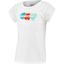 Babolat Girls Exercise Cotton Tee - White - thumbnail image 2