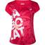 Babolat Girls Exercise Graphic Tee - Red Rose
