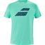 Babolat Mens Exercise Big Flag Tee - Heather Green - thumbnail image 1