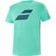 Babolat Mens Exercise Big Flag Tee - Heather Green - thumbnail image 2