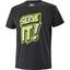 Babolat Mens Exercise Message Tee - Heather Black - thumbnail image 2