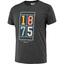 Babolat Mens Exercise Vintage Tee - Heather Black - thumbnail image 2