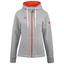 Babolat Womens Exercise Hood Jacket - Flecked Grey - thumbnail image 1