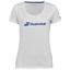 Babolat Womens Exercise Tee - White/Blue - thumbnail image 1