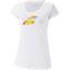 Babolat Womens Exercise Big Flag Tee - Heather White - thumbnail image 2