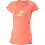 Babolat Womens Exercise Big Flag Tee - Orange - thumbnail image 2