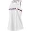 Babolat Womens Aero Cotton Tank - Heather White/Grey - thumbnail image 2