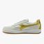 Diadora Mens B.Elite Premium L Shoes - White/Gold - thumbnail image 2