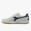 Diadora Mens B.Elite Premium L Shoes - White/Blue - thumbnail image 2