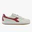Diadora Mens B.Elite Premium L Shoes - White/Red - thumbnail image 1