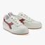 Diadora Mens B.Elite Premium L Shoes - White/Red - thumbnail image 5