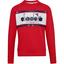 Diadora Mens Crew Sweatshirt - Red - thumbnail image 1