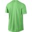 Nike Mens Miler UV Short Sleeve Running Shirt - Lucid Green/Reflective Silver - thumbnail image 2