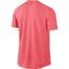 Nike Mens Miler UV Short Sleeve Running Shirt - Hyper Punch/Reflective Silver - thumbnail image 2