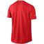 Nike Mens Miler UV Short Sleeve Running Shirt - Light Crimson/Reflective Silver - thumbnail image 2