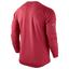 Nike Mens Miler Long Sleeve Shirt - Red/Reflective Silver - thumbnail image 2