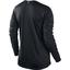 Nike Womens Miler Long Sleeve Running Top - Black/Reflective Silver - thumbnail image 2